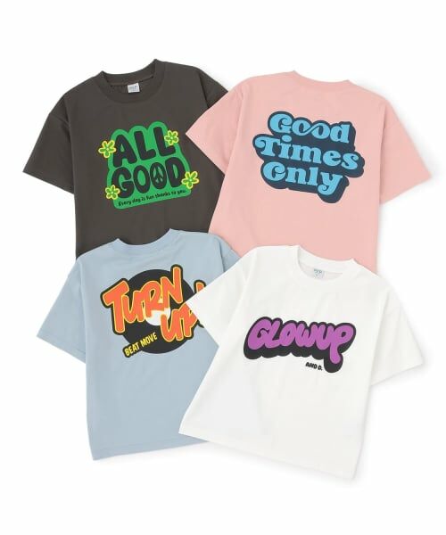 and D.petitmain / アンドディー. プティマイン Tシャツ | 【遮熱天竺】アソートポップロゴ半袖T | 詳細11