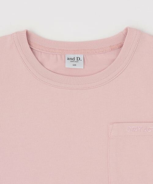 and D.petitmain / アンドディー. プティマイン Tシャツ | 【接触冷感】【UVカット】ポケット半袖T | 詳細15