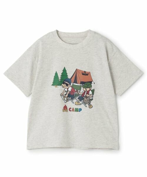 and D.petitmain / アンドディー. プティマイン Tシャツ | 【綿100】【365D】OFUZAKEサマーTEE（オートミール）