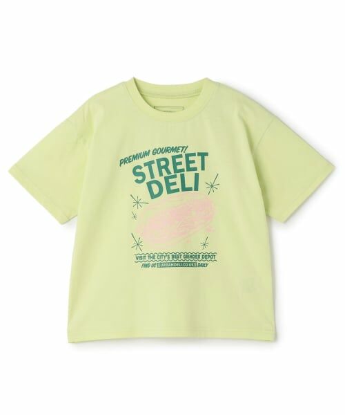 and D.petitmain / アンドディー. プティマイン Tシャツ | 【綿100】【365D】YUMMY半袖T（黄）