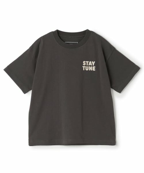and D.petitmain / アンドディー. プティマイン Tシャツ | 【綿100】【365D】YUMMY半袖T（チャコール）