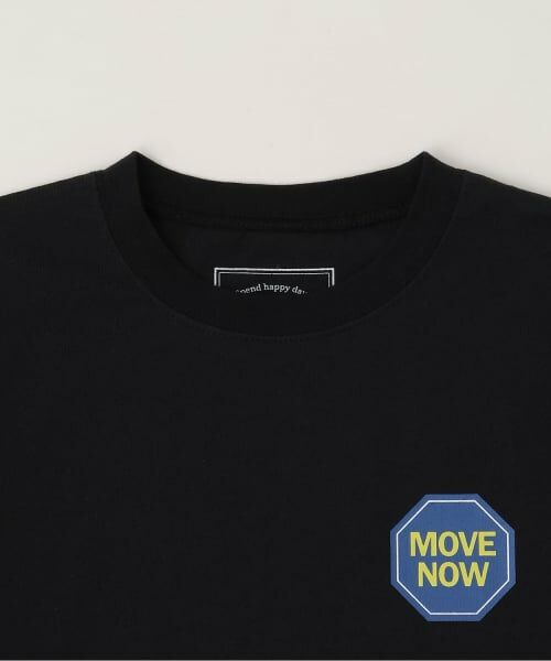 and D.petitmain / アンドディー. プティマイン Tシャツ | 【綿100】【365D】メッセージバックBIGロゴTEE | 詳細2