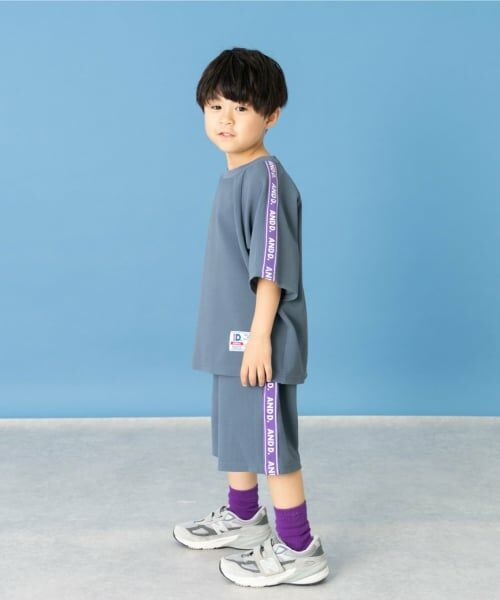 and D.petitmain / アンドディー. プティマイン その他トップス | シアサッカーセットアップ（ブルー）