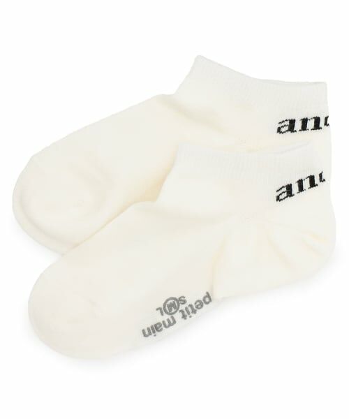 and D.petitmain / アンドディー. プティマイン ソックス | 1分丈カラーソックス（白）
