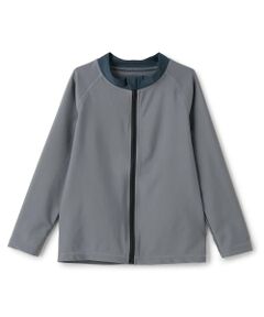 and D.petitmain / アンドディー. プティマイン 水着・スイムグッズ | 【SWIM】フィンガーホールつきZIPラッシュガード