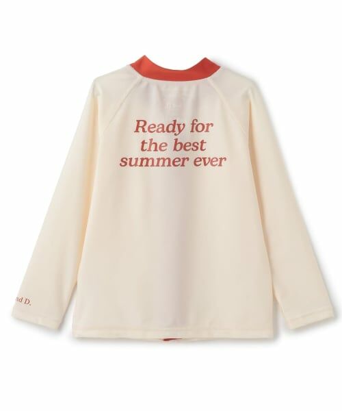 and D.petitmain / アンドディー. プティマイン 水着・スイムグッズ | 【SWIM】フィンガーホールつきZIPラッシュガード | 詳細1