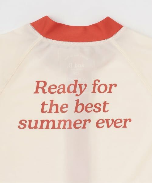 and D.petitmain / アンドディー. プティマイン 水着・スイムグッズ | 【SWIM】フィンガーホールつきZIPラッシュガード | 詳細5