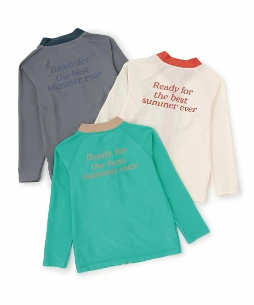 and D.petitmain / アンドディー. プティマイン 水着・スイムグッズ | 【SWIM】フィンガーホールつきZIPラッシュガード | 詳細7