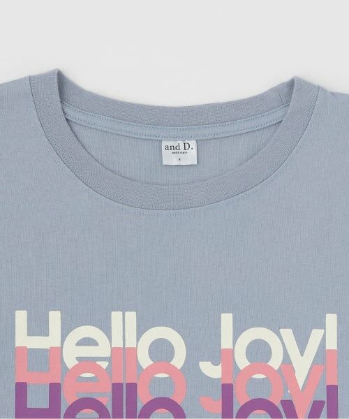 and D.petitmain / アンドディー. プティマイン Tシャツ | 【親子リンク】【DAD】USED風加工ロゴ半袖T | 詳細2