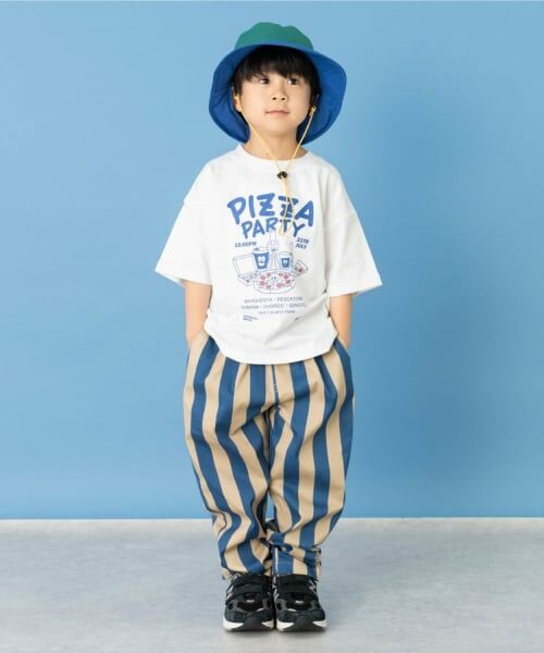 and D.petitmain / アンドディー. プティマイン その他パンツ | アソート総柄ストレッチシェフパンツ（ベージュ）