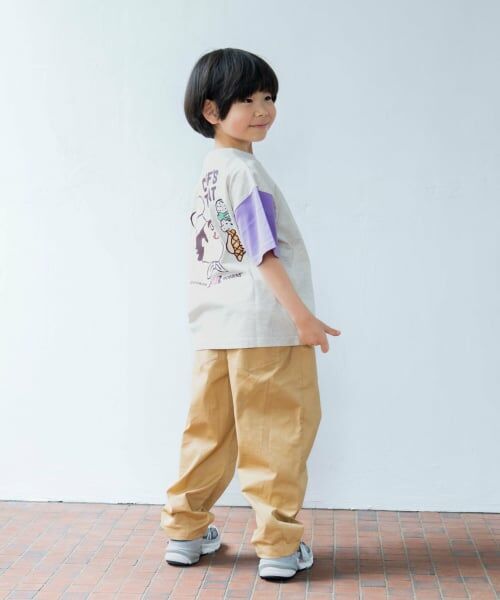and D.petitmain / アンドディー. プティマイン Tシャツ | 【サーティワン アイスクリーム】ワイドシルエットマルチカラーバックプリント半袖T | 詳細3