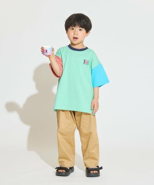 and D.petitmain / アンドディー. プティマイン Tシャツ | 【サーティワン アイスクリーム】ワイドシルエットマルチカラーバックプリント半袖T | 詳細4