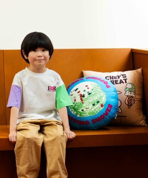 and D.petitmain / アンドディー. プティマイン Tシャツ | 【サーティワン アイスクリーム】ワイドシルエットマルチカラーバックプリント半袖T | 詳細7