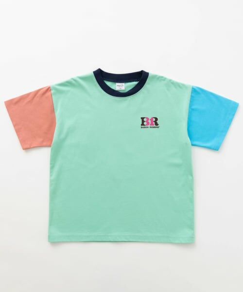 and D.petitmain / アンドディー. プティマイン Tシャツ | 【サーティワン アイスクリーム】ワイドシルエットマルチカラーバックプリント半袖T | 詳細9
