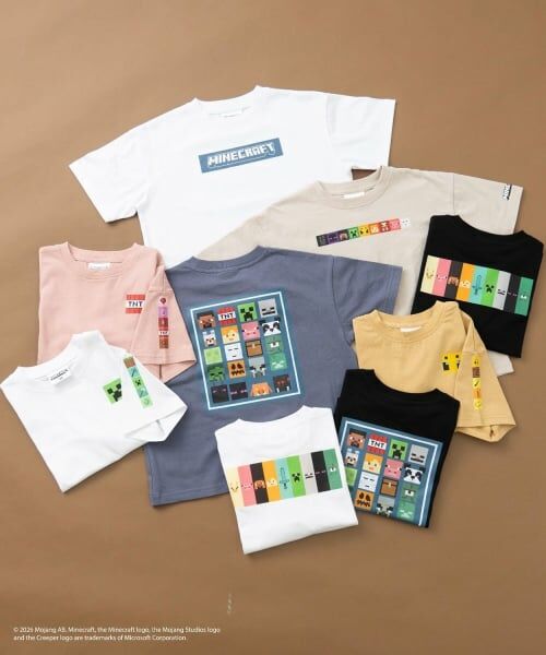 and D.petitmain / アンドディー. プティマイン Tシャツ | 【マインクラフト】スクエアアイコンフェイス半袖T | 詳細11