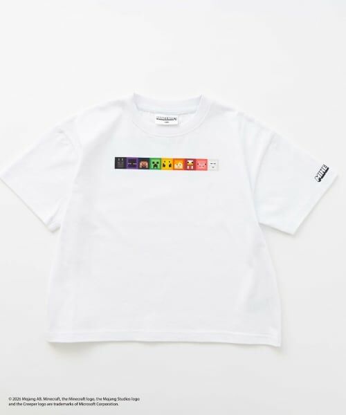 and D.petitmain / アンドディー. プティマイン Tシャツ | 【マインクラフト】スクエアアイコンフェイス半袖T | 詳細12
