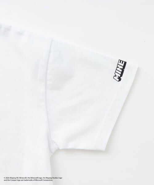 and D.petitmain / アンドディー. プティマイン Tシャツ | 【マインクラフト】スクエアアイコンフェイス半袖T | 詳細14