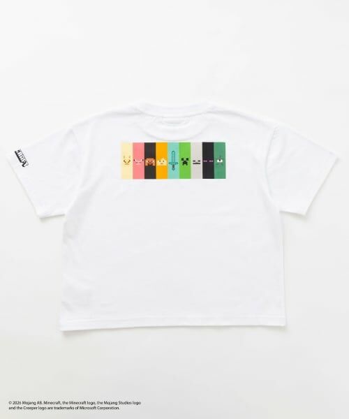 and D.petitmain / アンドディー. プティマイン Tシャツ | 【マインクラフト】スクエアアイコンフェイス半袖T | 詳細16