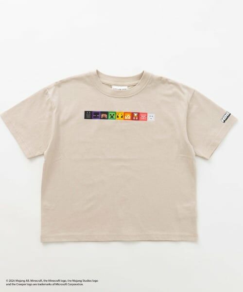 and D.petitmain / アンドディー. プティマイン Tシャツ | 【マインクラフト】スクエアアイコンフェイス半袖T | 詳細20
