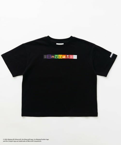 and D.petitmain / アンドディー. プティマイン Tシャツ | 【マインクラフト】スクエアアイコンフェイス半袖T | 詳細22
