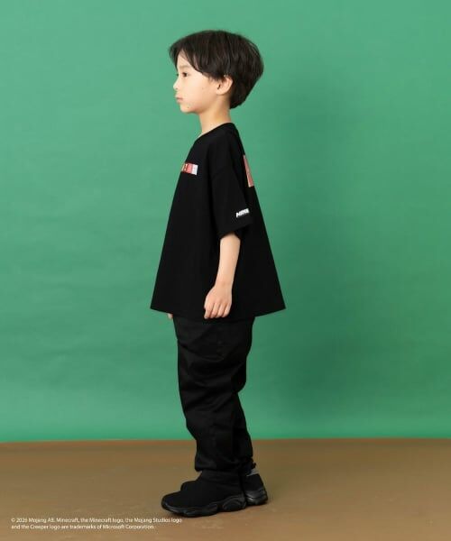 and D.petitmain / アンドディー. プティマイン Tシャツ | 【マインクラフト】スクエアアイコンフェイス半袖T | 詳細3