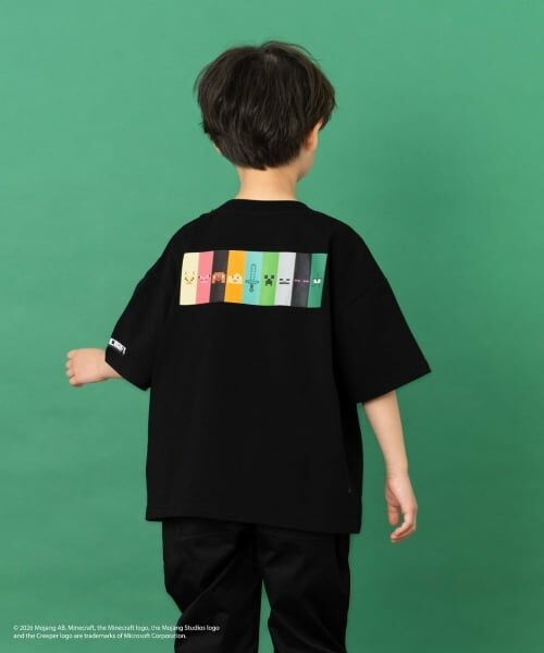 and D.petitmain / アンドディー. プティマイン Tシャツ | 【マインクラフト】スクエアアイコンフェイス半袖T | 詳細4