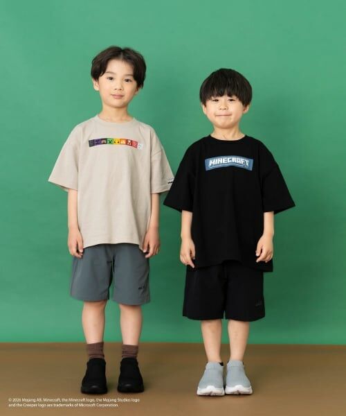 and D.petitmain / アンドディー. プティマイン Tシャツ | 【マインクラフト】スクエアアイコンフェイス半袖T | 詳細9