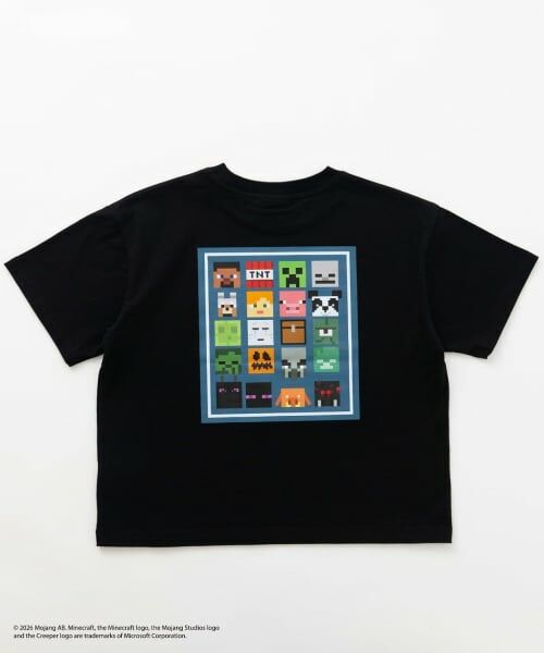 and D.petitmain / アンドディー. プティマイン Tシャツ | 【マインクラフト】アイコンブロックバック半袖T | 詳細16