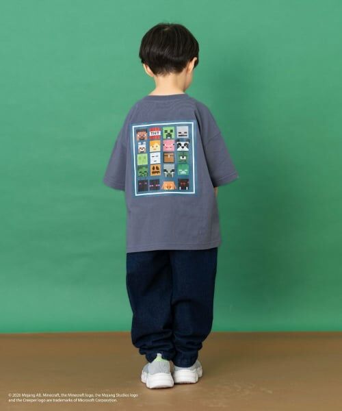 and D.petitmain / アンドディー. プティマイン Tシャツ | 【マインクラフト】アイコンブロックバック半袖T | 詳細4
