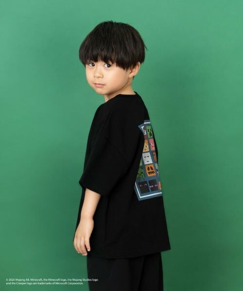 and D.petitmain / アンドディー. プティマイン Tシャツ | 【マインクラフト】アイコンブロックバック半袖T | 詳細7