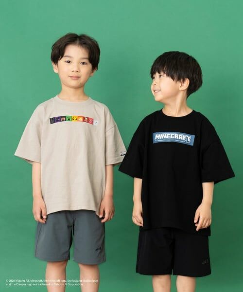 and D.petitmain / アンドディー. プティマイン Tシャツ | 【マインクラフト】アイコンブロックバック半袖T | 詳細9
