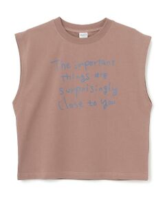 and D.petitmain / アンドディー. プティマイン Tシャツ | ロゴプリントタンクTEE