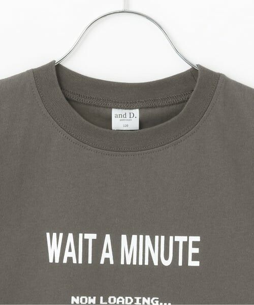 and D.petitmain / アンドディー. プティマイン Tシャツ | ロゴプリントタンクTEE | 詳細2