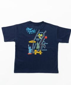 and D.petitmain / アンドディー. プティマイン Tシャツ | アソートスカジャン風半袖T