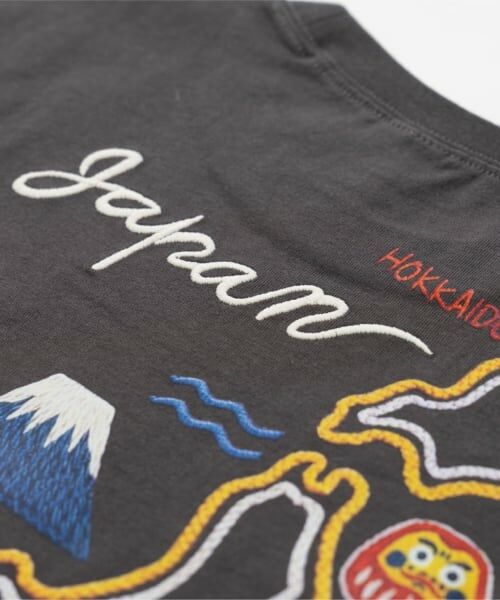 and D.petitmain / アンドディー. プティマイン Tシャツ | アソートスカジャン風半袖T | 詳細8