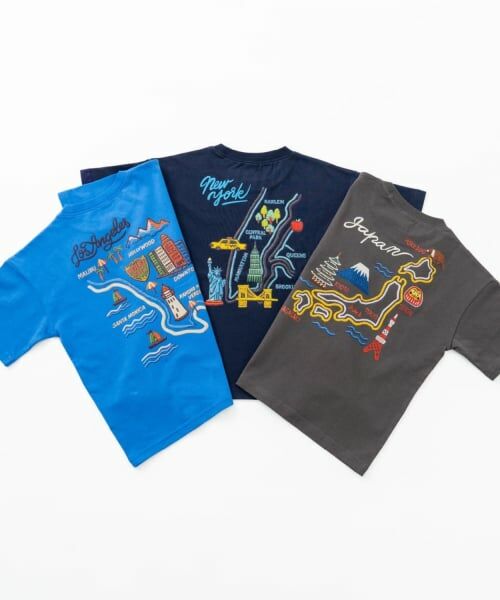 and D.petitmain / アンドディー. プティマイン Tシャツ | アソートスカジャン風半袖T | 詳細9