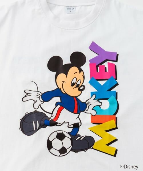 and D.petitmain / アンドディー. プティマイン Tシャツ | 【親子リンク】【Disney】【DAD】サッカー半袖T | 詳細2
