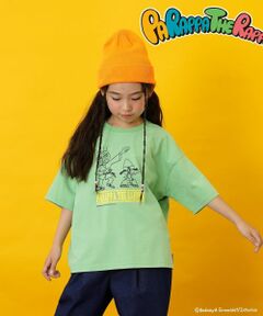 and D.petitmain / アンドディー. プティマイン Tシャツ | 【パラッパラッパー】カラーワイド配色ロゴ半袖T