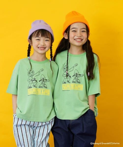 and D.petitmain / アンドディー. プティマイン Tシャツ | 【パラッパラッパー】カラーワイド配色ロゴ半袖T | 詳細15