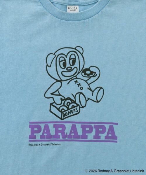 and D.petitmain / アンドディー. プティマイン Tシャツ | 【パラッパラッパー】カラーワイド配色ロゴ半袖T | 詳細24
