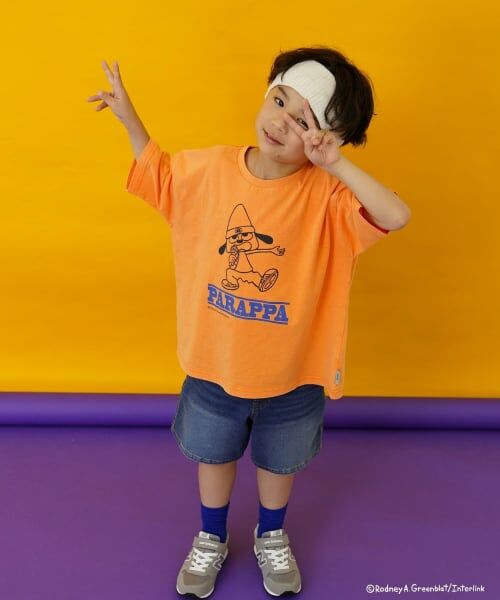 and D.petitmain / アンドディー. プティマイン Tシャツ | 【パラッパラッパー】カラーワイド配色ロゴ半袖T | 詳細4