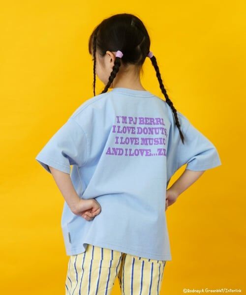 and D.petitmain / アンドディー. プティマイン Tシャツ | 【パラッパラッパー】カラーワイド配色ロゴ半袖T | 詳細8