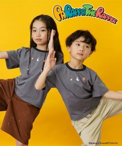 and D.petitmain / アンドディー. プティマイン Tシャツ | 【親子リンク】【パラッパラッパー】リンガー配色半袖T