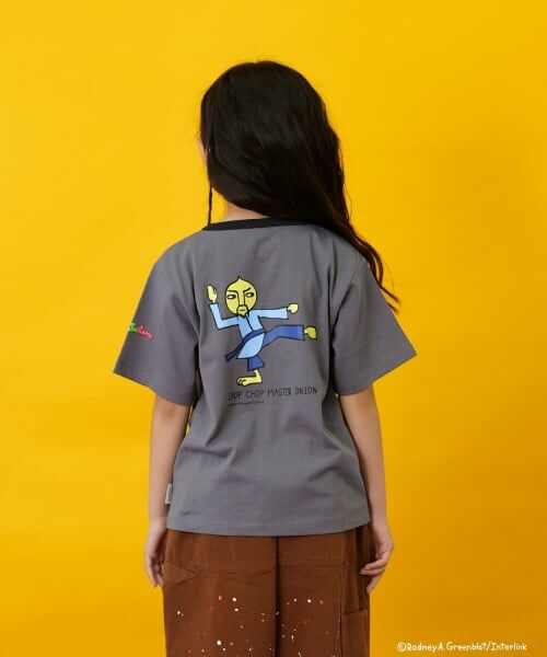 and D.petitmain / アンドディー. プティマイン Tシャツ | 【親子リンク】【パラッパラッパー】リンガー配色半袖T | 詳細9
