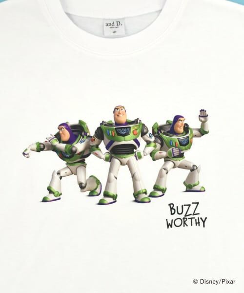 and D.petitmain / アンドディー. プティマイン Tシャツ | 【DISNEY/PIXAR】トイ・ストーリービッグ半袖Tシャツ | 詳細17