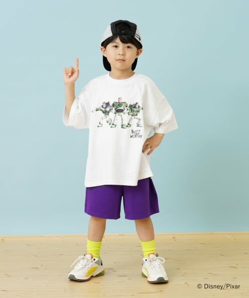 and D.petitmain / アンドディー. プティマイン Tシャツ | 【DISNEY/PIXAR】トイ・ストーリービッグ半袖Tシャツ | 詳細4