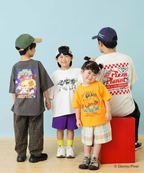and D.petitmain / アンドディー. プティマイン Tシャツ | 【DISNEY/PIXAR】トイ・ストーリー/エイリアンワイド半袖Tシャツ | 詳細10