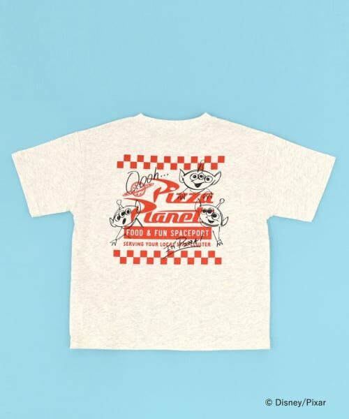 and D.petitmain / アンドディー. プティマイン Tシャツ | 【DISNEY/PIXAR】トイ・ストーリー/エイリアンワイド半袖Tシャツ | 詳細11