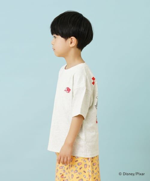 and D.petitmain / アンドディー. プティマイン Tシャツ | 【DISNEY/PIXAR】トイ・ストーリー/エイリアンワイド半袖Tシャツ | 詳細2