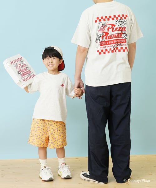 and D.petitmain / アンドディー. プティマイン Tシャツ | 【DISNEY/PIXAR】トイ・ストーリー/エイリアンワイド半袖Tシャツ | 詳細4